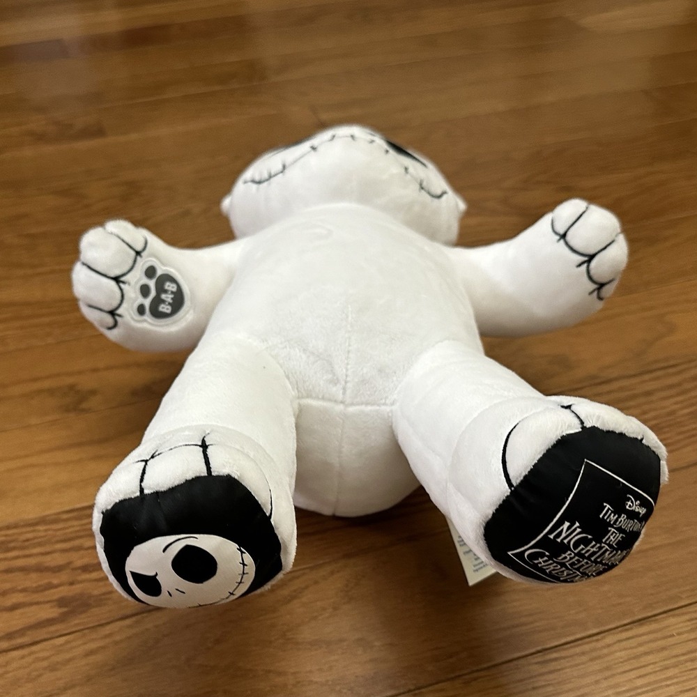 Build A Bear Jack Skellington Nightmare Before Christmas Bear Plush with sound - Picture 5 of 7